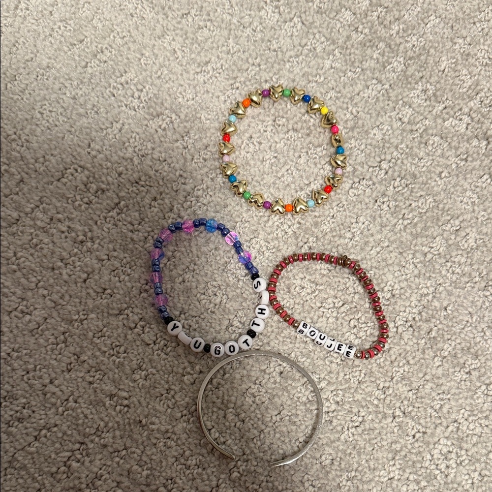 Colorful Beaded Bracelet Bundle